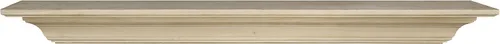 Miniatura 3 de Pearl Mantels ARYB72418 - Estantería de madera de buen gusto y simple, 72 pulgadas, sin terminar