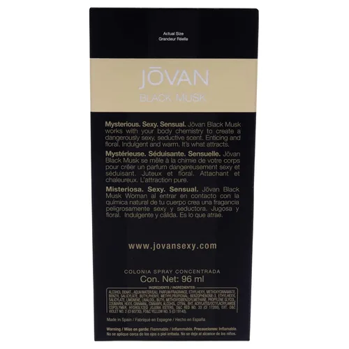 Miniatura 7 de Jovan Black Must perfume 3.25 colonia concentrado spray