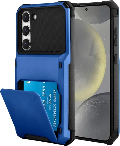 Miniatura 109 de Funda tipo cartera para Samsung Galaxy S22 Ultra con 4 ranuras para tarjetas de crédito a prueba de golpes, funda híbrida de protección reforzada