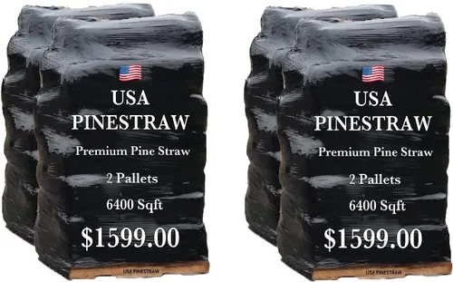 Miniatura 17 de Long Needle Pine Straw Mulch – Cobertura de 3200 pies cuadrados, 1 juego – Paja de pino cosechada en Estados Unidos de primera calidad