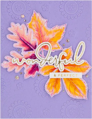 Miniatura 5 de Spellbinders BP-082 - Juego de placas de prensa y troqueles de hojas de otoño de la colección BetterPress Autumn