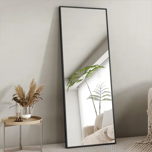 Alpen Espejo de longitud completa de 64 x 21 pulgadas, espejo colgante de longitud completa para decoración de pared del hogar, espejos de piso con