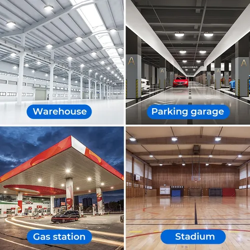 Miniatura 11 de CINOTON Luces LED de toldo de 40 W con certificación UL, 120-277 V, luces comerciales para toldos al aire libre IP65 impermeables, 5600 lm