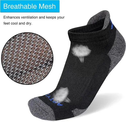 Miniatura 6 de APTYID Calcetines tobilleros acolchados para hombre (6 pares)
