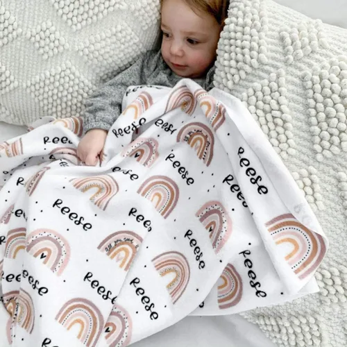 Miniatura 9 de Manta de nombre personalizada para bebé niña niños y adultos con nombre, personalizado con nombre del bebé, manta personalizada para niños. Regalo