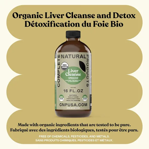Miniatura 3 de Complete Natural Products Liver Complete - Botella de vidrio de 16 onzas, limpieza y desintoxicación del hígado