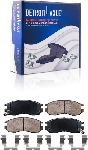 Miniatura 118 de Detroit Axle - Pastillas de freno traseras para Kia Sportage 2017-2022, Hyundai Tucson 2016-2021, pastillas de freno de cerámica 2018 2019 2020