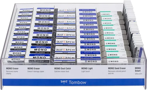 Miniatura 11 de Tombow 57321 Borrador MONO, blanco, pequeño, paquete de 5. Elimina limpiamente las marcas sin dañar el papel