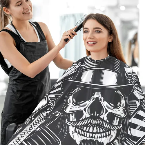 Miniatura 4 de visesunny Delantal profesional del cabo del pelo del poliéster del pelo del pelo del pelo del cabo delantal antiestático de Multi30.