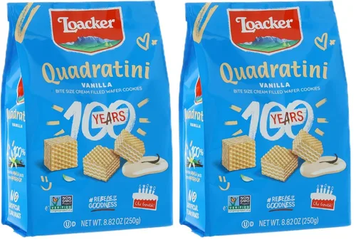 Miniatura 7 de Loacker Quadratini Galletas de oblea de vainilla, 8.82 onzas
