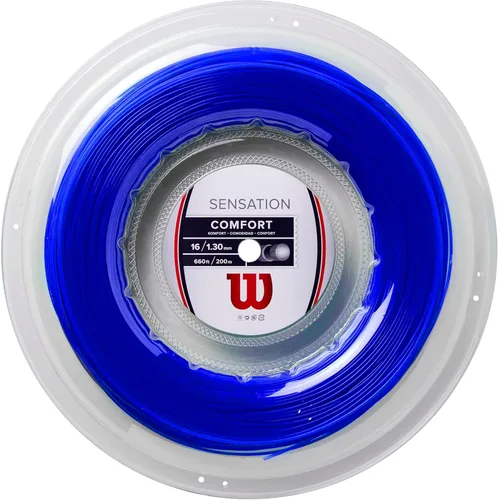 Miniatura 6 de Wilson Sensation - Juego de cuerda para raqueta de tenis y carrete de 200 m Blanco