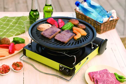 Miniatura 2 de Iwatani Cb-P-YPL Korean Cookware Korean BBQ Stove Top Grill Pan