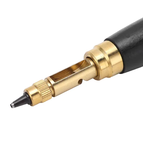 Miniatura 8 de Perforadora de agujero de tornillo, perforadora de agujero para cinturón, 6 tamaños de punta, papel de cuero, tornillo ajustable para coser cuero