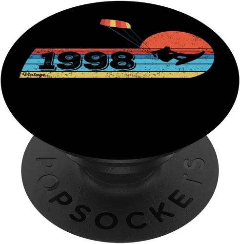 Miniatura 6 de Kitesurf Kitesurf Cumpleaños Vintage 1998 nacido Kitesurf PopSockets MagSafe PopGrip para iPhone