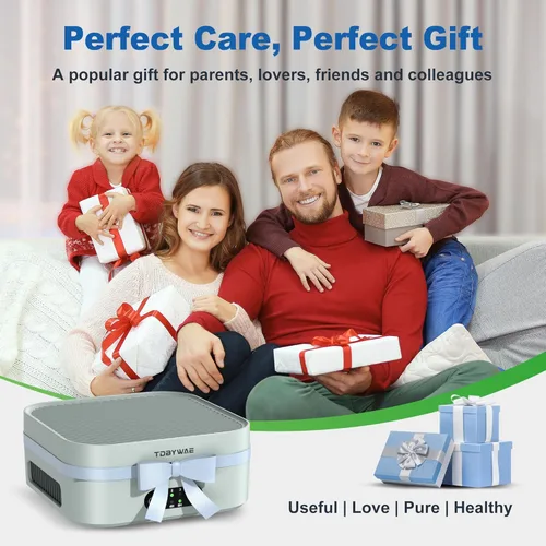 Miniatura 8 de H13 Purificadores de aire para el hogar, 600 pies cuadrados, purificador de aire True HEPA con cable USB para mascotas, polvo, caspa, polen, olor