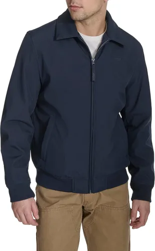 Miniatura 7 de Levi's Men's Men's Lightweight Softshell Varsity Rib Knit Bomber Jacket