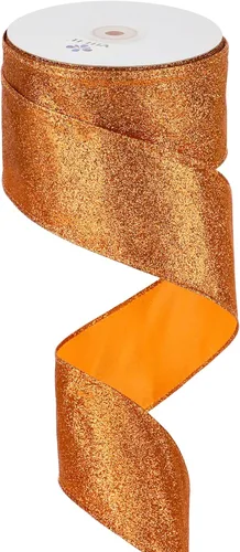 Miniatura 21 de MEEDEE Cinta Verde con Purpurina Cinta Verde con Alambre de 2.5 Pulgadas de Ancho Cinta Metálica de 25 Yardas Cinta Verde de Navidad Cinta Verde