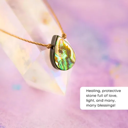 Miniatura 2 de SoulKu Handcrafted Necklace, Empowerment Jewelry With Healing Crystal, Inspirational Jewelry For Women, Mom & Sister Gifts, 2" Extender With Lobster
