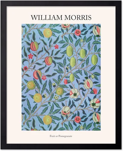 Miniatura 63 de Poster Master Póster vintage de William Morris, estampado de patrón retro de Santiago, arte de flores, arte de patrón textil, regalo para hombres
