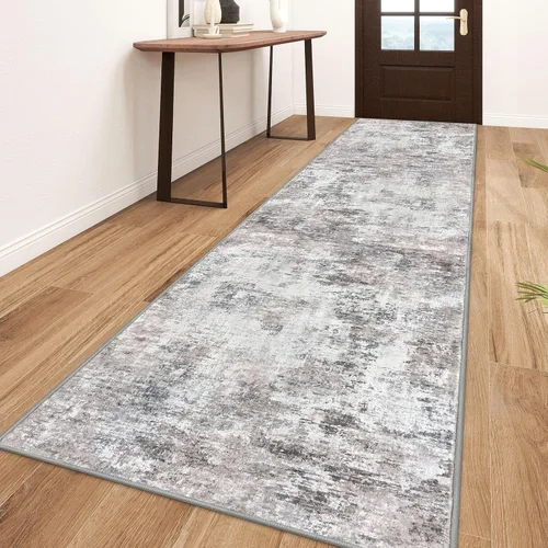 Miniatura 56 de Lansny Alfombra pequeña abstracta de 2 x 3 pies, alfombra de entrada, alfombra lavable para puerta de entrada, alfombra lavable antideslizante