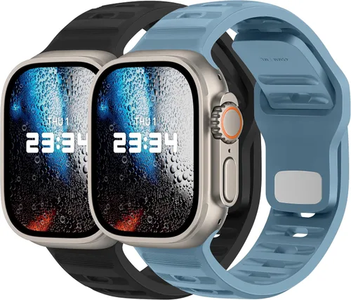 Miniatura 33 de UC1 Banda para Apple Watch para Mujeres y Hombres Se Ultra 2 de 40mm 44mm 46mm 42mm 45mm 41mm 38mm 49mm Series 10 9 8 7 6 5 4 3 iWatch Correa