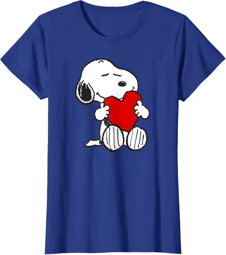 Miniatura 6 de Peanuts Camiseta de San Valentín Snoopy Hugging Heart, Negro
