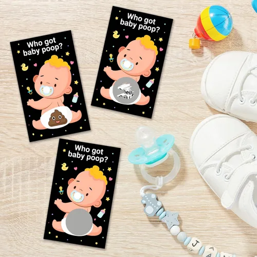 Miniatura 3 de Zunaked Juegos de baby shower, 38 tarjetas de rifa, boletos de lotería para baby shower, juegos de premios de puerta, juegos de tarjetas