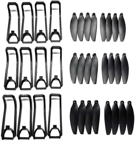 Miniatura 3 de E88 EVO Protecting Ring 4PCS for E88EVO Brushless Folding RC Drone Blades Spare Parts Propeller Protective Frames Blade(Burgundy)