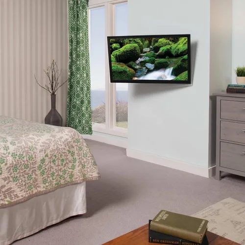 Miniatura 3 de SECURA QSF210 - Soporte de pared para TV de movimiento completo pequeño para pantallas de 10 a 40 pulgadas de hasta 100 libras, inclinación