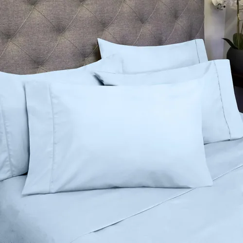 Miniatura 8 de Sábanas de cama tamaño California King – 6 piezas 1500 Supreme Collection Juego de sábanas de microfibra cepillada fina con bolsillos profundos Aqua