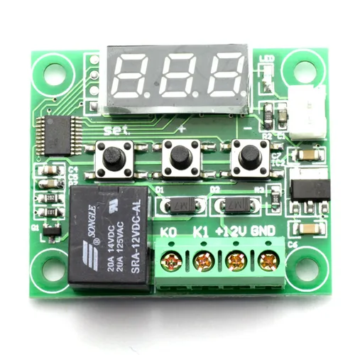 Miniatura 2 de E-outstanding controlador de temperatura DC 12 V Termostato digital de refrigeración/calefacción -50 – 100 Módulo de cambio controlado W1209 + caja