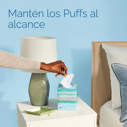 Miniatura 6 de Puffs Plus Loción de pañuelos faciales, 18 cubos, 56 pañuelos por caja