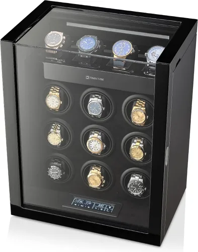 Miniatura 8 de TIMECUBE 9 Watch Winder with 4 Storage Slots and Interior Light