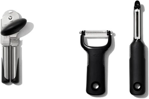 Miniatura 6 de OXO Abrelatas SteeL y pelador giratorio de acero