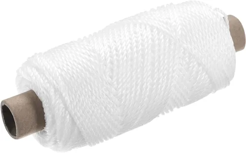 Miniatura 7 de MECCANIXITY Twisted Mason Line - Cuerda de nailon color negro, 328.1 ft/109 yardas, 0.098 in de diámetro para redes, paisajismo, mejoras del hogar