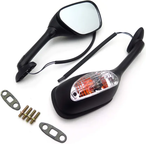 Miniatura 4 de Espejos direccionales SMT compatibles con Suzuki GSXR 1000 2005-2010 K5 K6 K7 K8 K9 carbono transparente (ZX) [B00RUEAZXQ]