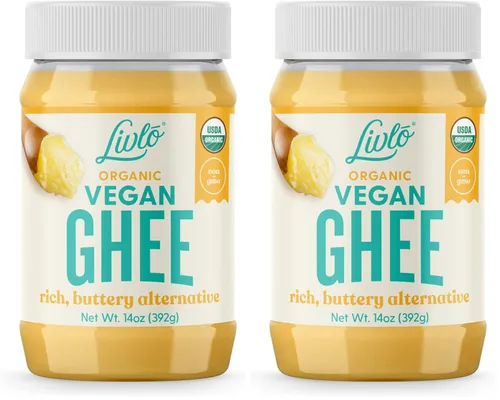 Miniatura 9 de Livlo Ghee Orgánico Vegano - Mantequilla a Base de Plantas - Sin Necesidad de Refrigeración - Sustituto Libre de Lácteos, Soja y Gluten para Ghee