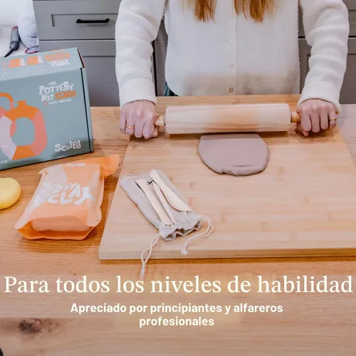 Miniatura 4 de Sculpd Arcilla seca al aire – Arcilla para esculpir y modelar de alta calidad para artes y manualidades – Arcilla suave autoendurecible