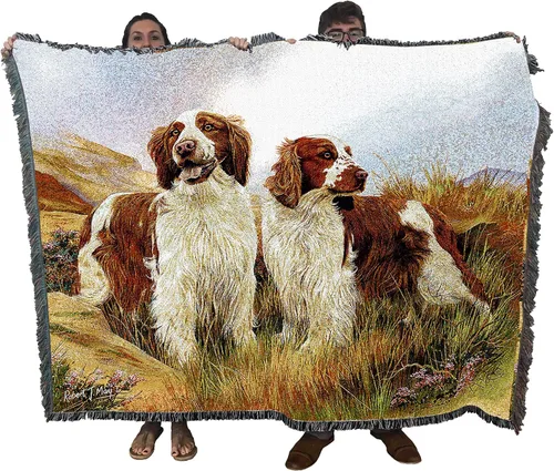 Miniatura 16 de Pure Country Weavers Manta con diseño de Springer Spaniel inglés "I Love My English Springer Spaniel", regalo para los amantes de los perros, manta