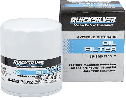 Quicksilver 8M0176312 Filtro de aceite de repuesto para motores fueraborda Mercury seleccionados