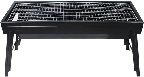 Parrilla portátil de acero inoxidable, parrilla de carbón para el hogar y parrilla plegable al aire libre, perfecta para viajes, cocina al aire