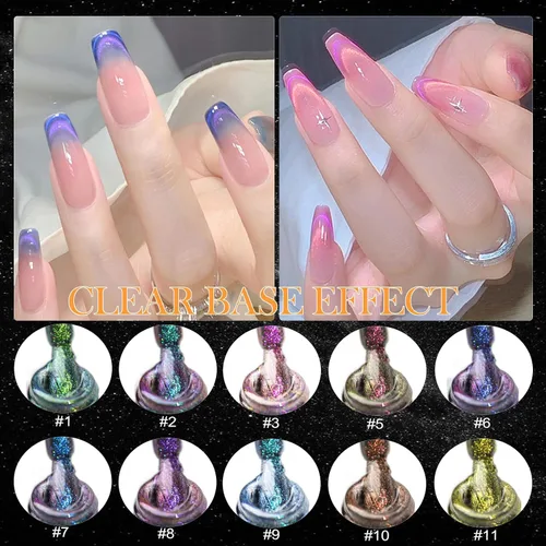 Miniatura 7 de Juego de esmalte de uñas de gel ojo de gato 9D de 12 colores, esmalte de gel ojo de gato con imán, esmalte de uñas de ojo de gato magnético
