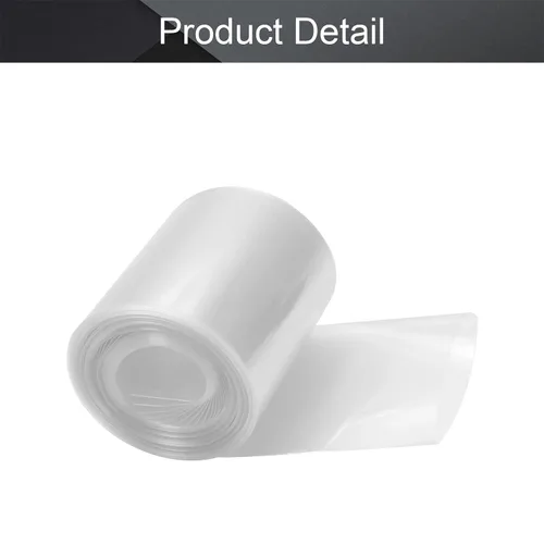 Miniatura 4 de Othmro Kit de tubos termorretráctiles de batería de 32.8 pies, tubo termorretráctil de PVC de aislamiento de ancho de 3.35 pulgadas, tubo de Claro