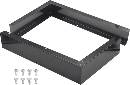 Miniatura 8 de Kit Universal de Molduras para Microondas - Kit de Relleno de Microondas de Metal Negro que se Adapta a la Mayoría de Microondas Empotrados - Llena