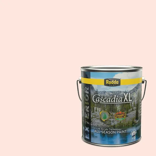 Miniatura 205 de Rodda Paint CASCADIA ZERO - Pintura satinada e imprimación para interiores en uno, 1 galón, Lady Flower Flor de señora