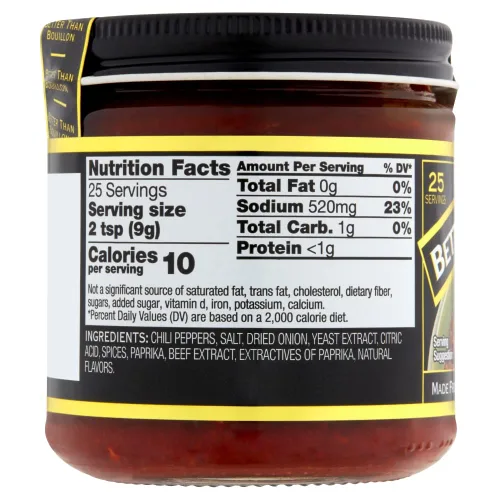Miniatura 2 de Better Than Bouillon Base de chile, hecha de chiles tostados seleccionados y especias, base mezclable para mayor sabor, tarro de 8 onzas