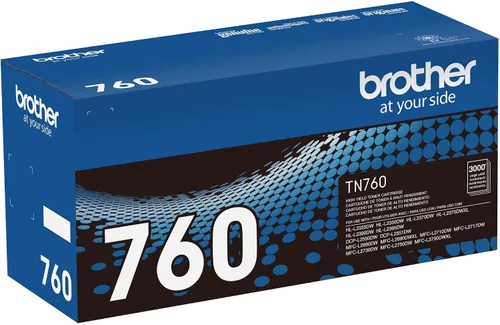 Miniatura 3 de Brother Cartucho de tóner negro genuino TN760 de alto rendimiento