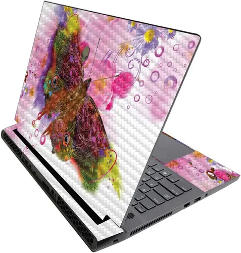 Miniatura 438 de MightySkins - Skin brillante con purpurina para Alienware M17 R3 (2020) y M17 R4 (2021) - Diversión de los años 90 Acabado duradero con purpurina