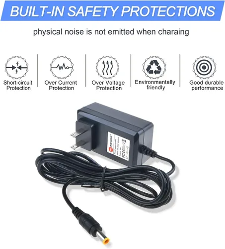 Miniatura 4 de Adaptador de CA de 12 V compatible con Korg PAD KAOSS KP2 KP3 R3 KA203 efectos dinámicos, fuente de alimentación para piano digital KORG X50 KA-310