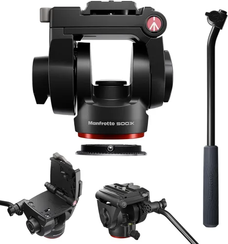 Miniatura 6 de Manfrotto Kit de vídeo, Cabeza Serie 500 (Adaptador-Fluid Head 500X)